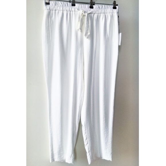 1. STATE Tie Waist Tapered Trouser Pants - Picture 3 of 14
